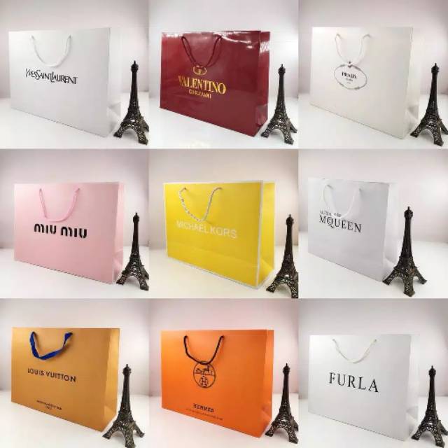 paperbag besar - paperbag tas branded - paperbag original - paperbag chanel - ningrumshop