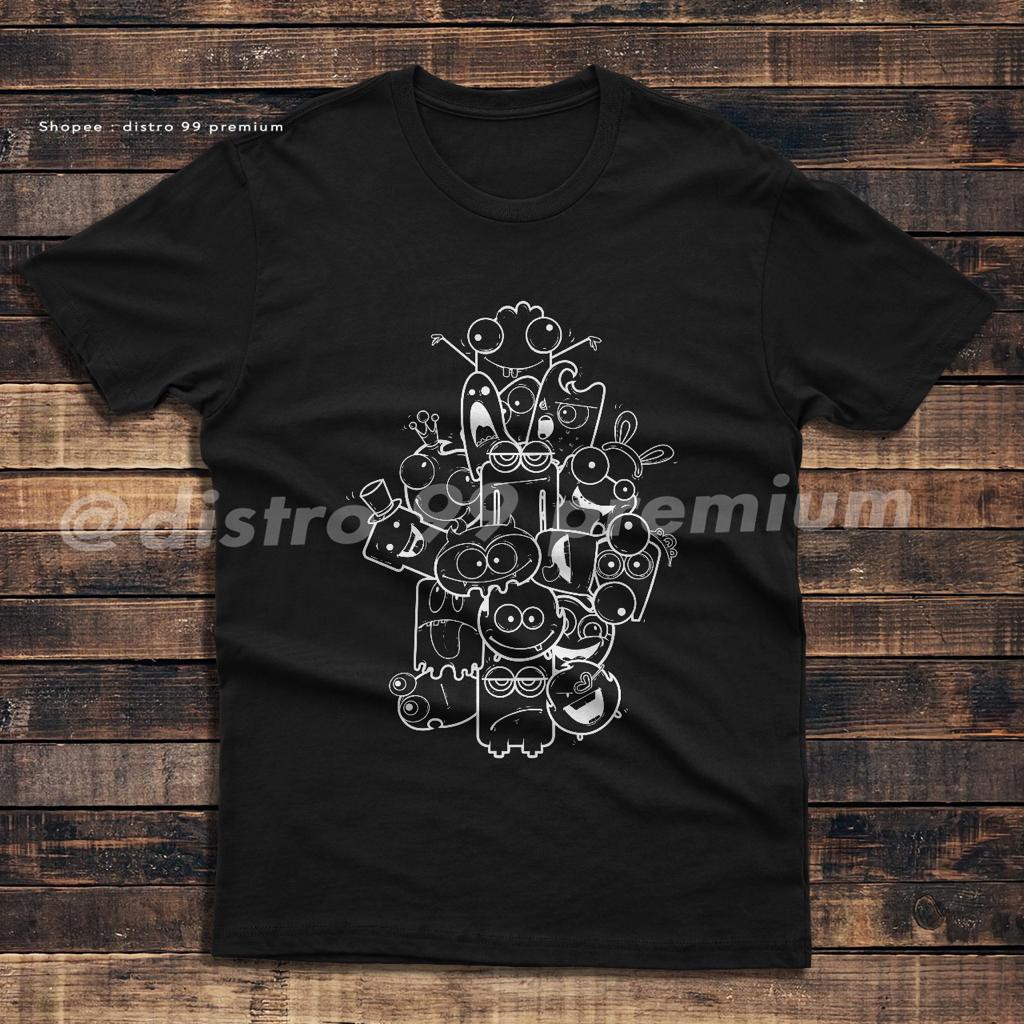 Kaos Monster Abstract Doodle Art