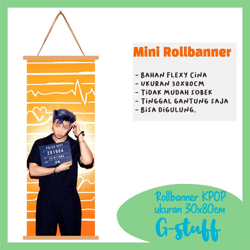 MINI ROLL BANNER BTS RM BUTTER