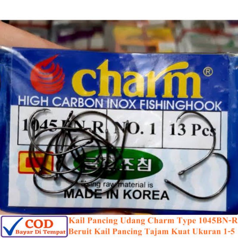 KAIL UDANG CHARM 1045 mata pancing udang