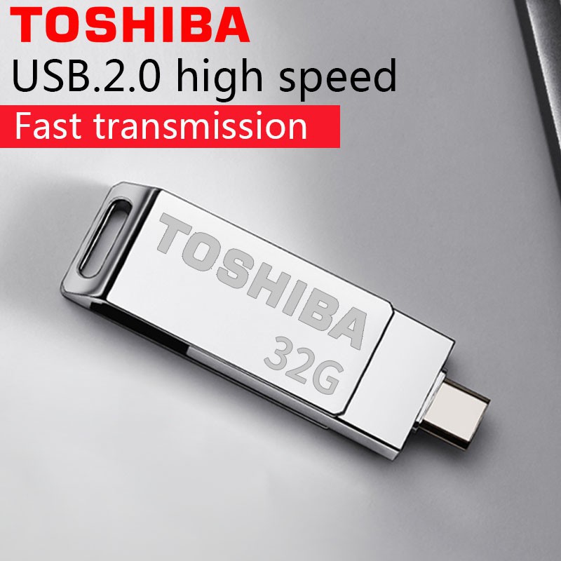 Metal USB 128GB 32GB OTG Flash disk