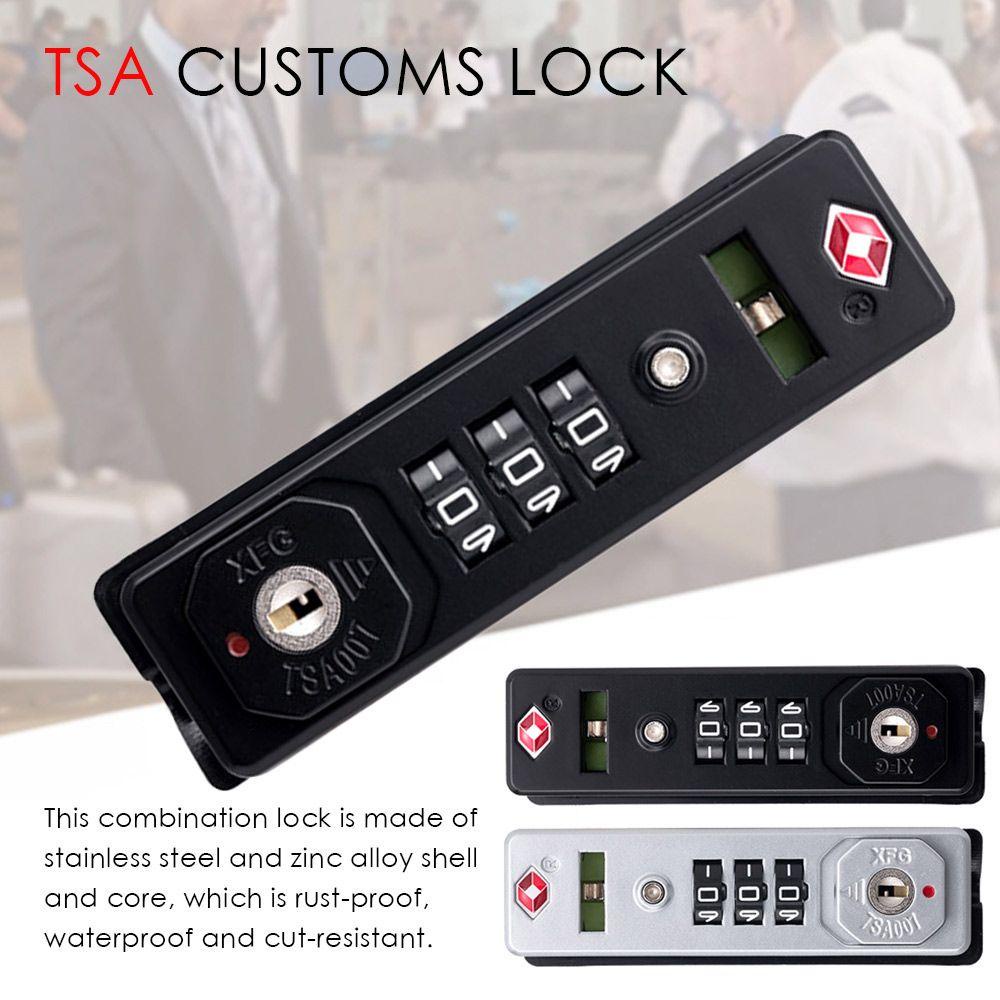 TOP Tsa Customs Lock Koper Portable Anti Maling Tahan Cuaca Aman Code Lock