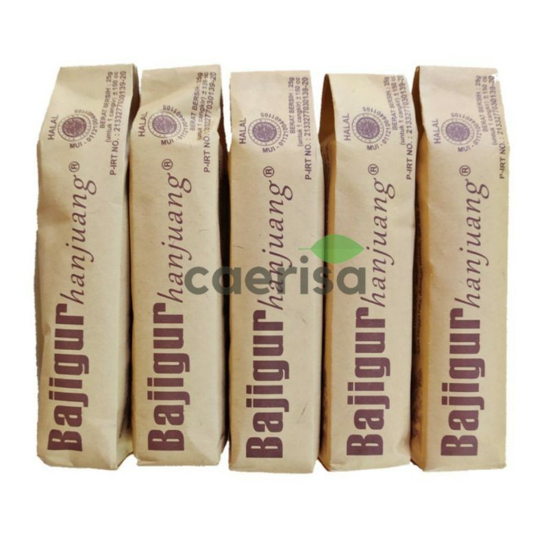 

BAJIGUR PLASTIK (5 PCS X 25g)