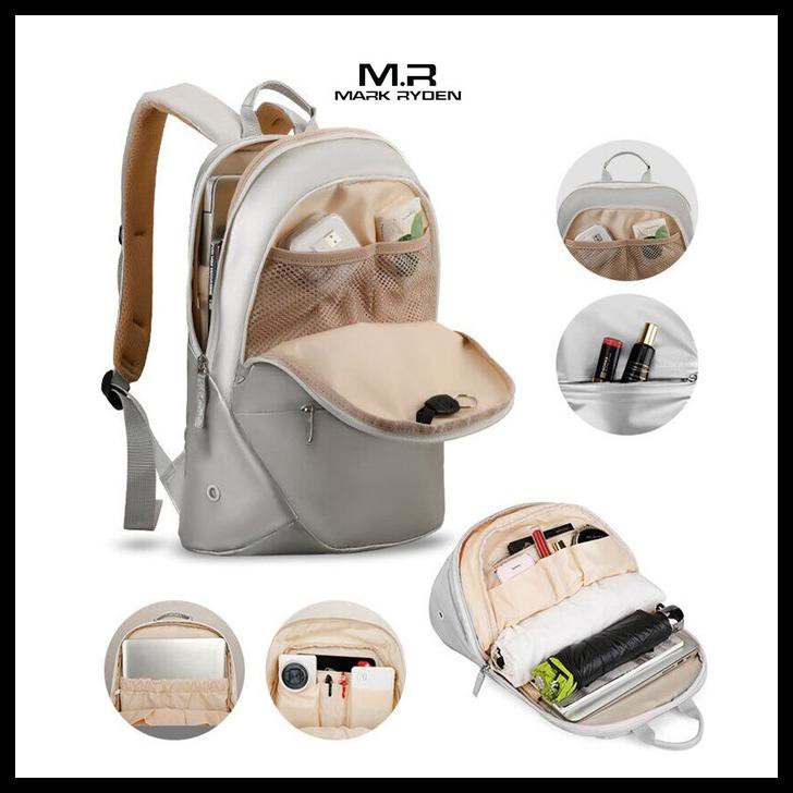 MARK RYDEN MR9978 BACKPACK BAG - TAS RANSEL LAPTOP - BLACK