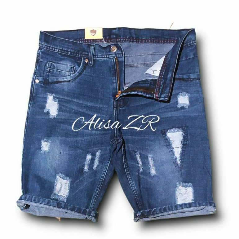 CELANA PENDEK PRIA JUMBO BIG SIZE JEANS TEBAL UKURAN 39-44