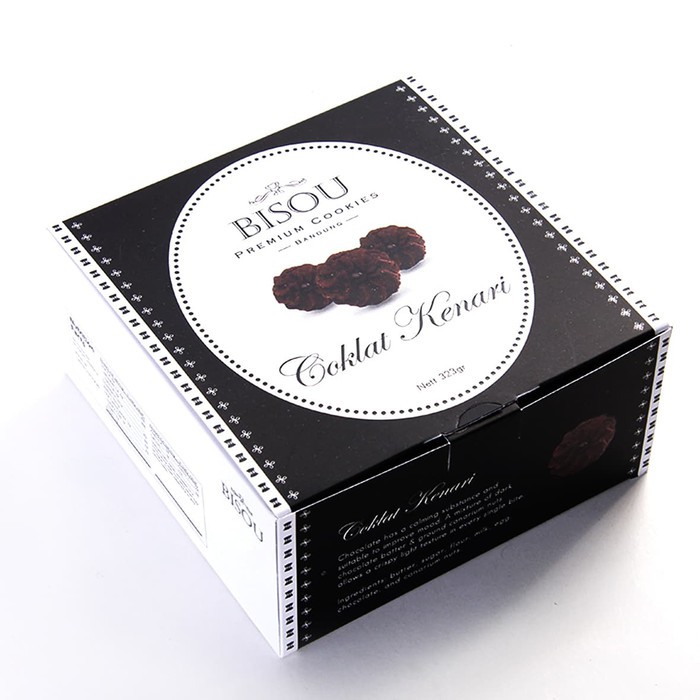 Coklat Kenari Kue Kering Lebaran Bisou Premium Cookies