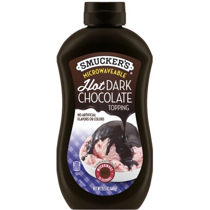 

SMUCKER'S HOT DARK CHOCO TOPING 440GR