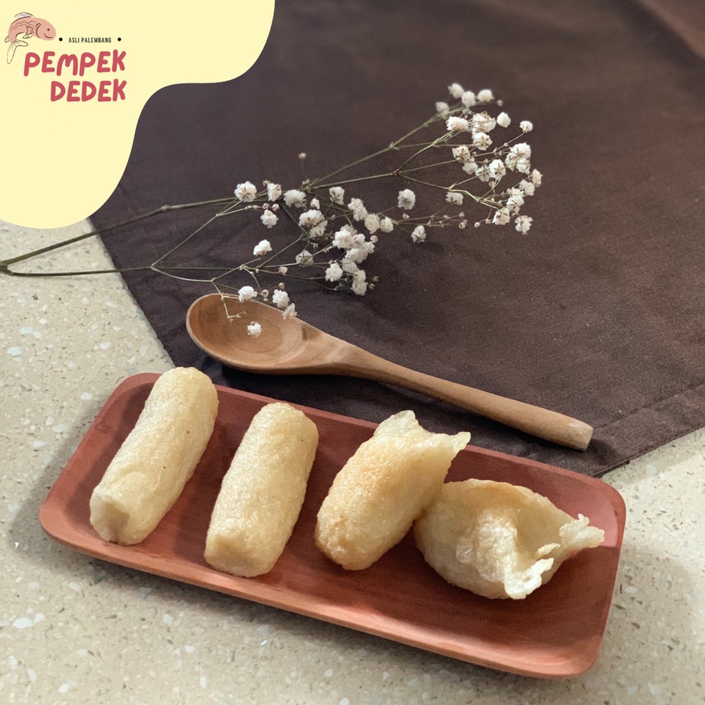

Pempek Telor Kecil Paket Frozen 10 pcs + Cuko - PEMPEK DEDEK - 100% ikan tenggiri