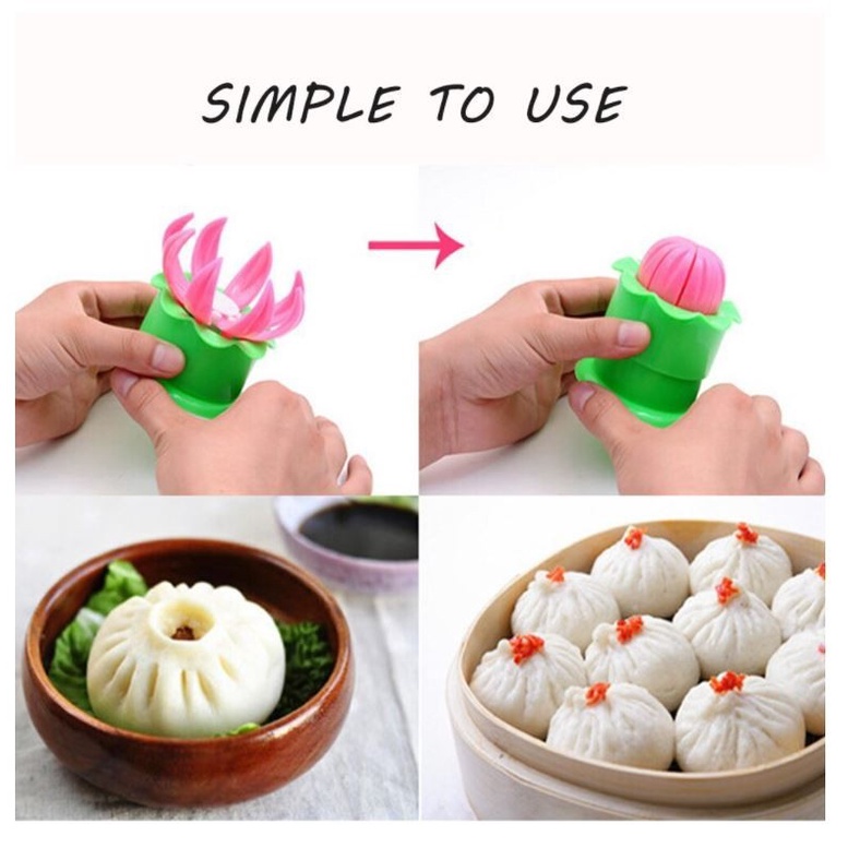 CETAKAN BAKPAO BAKPAU / ALAT CETAK BUN MANTAU MANTAO MOLD FLOWER