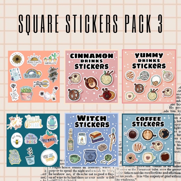 

[PART 3] aesthetic square stickers | sticker tumblr aesthetic untuk hp/laptop | stiker aesthetic