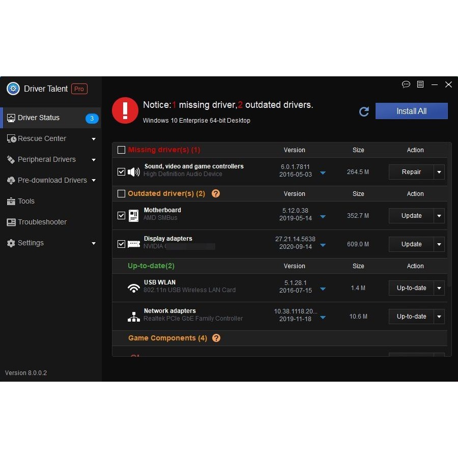 Driver Talent Pro 8.1.11
