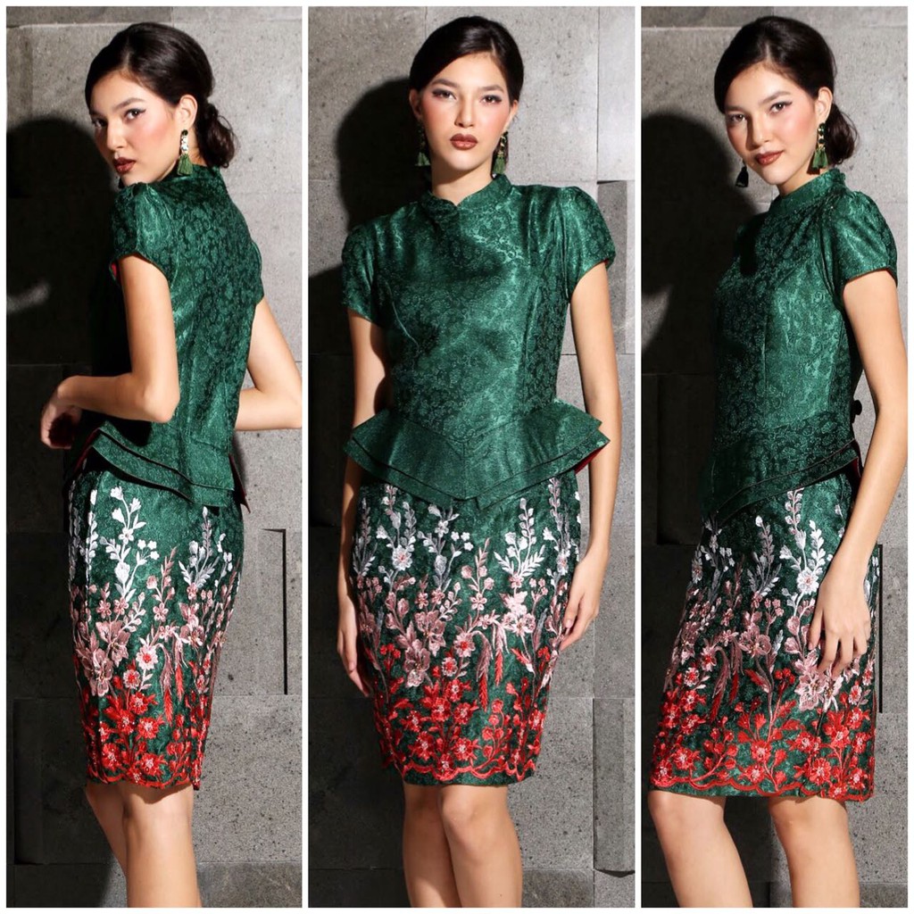 JUAL DRESS CHEONGSAM QIPAO PARTY IMPORT CS 081117