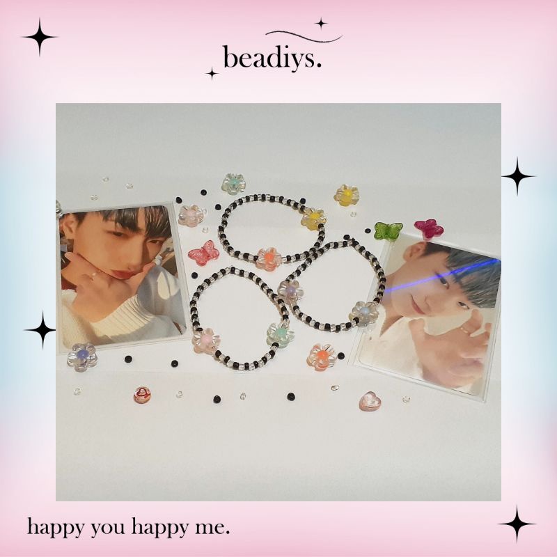 ATEEZ Choi San Bracelet Inspired | Beads Bracelet / Gelang Manik KPop