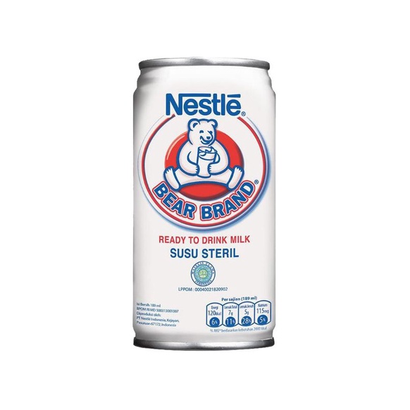 

susu beruang|bearbrand|susu steril|189ml
