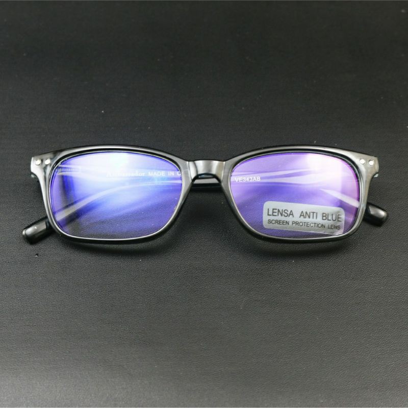 KACAMATA RADIASI BLUERAY / KACAMATA ANTI RADIASI DEWASA / RADIASI HP DAN KOMPUTER PRIA WANITA 343