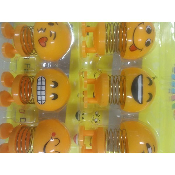 Boneka Dashboard Mobil Emo Goyang Pajangan Emoticon Smile Emoji