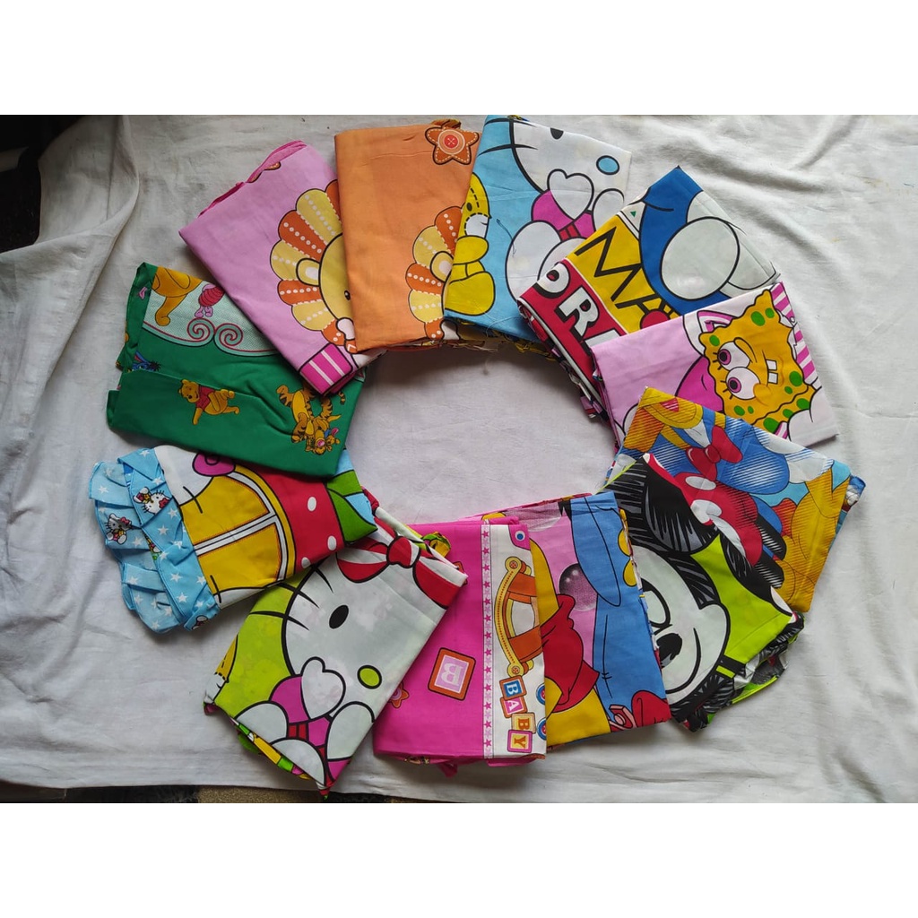 Sarung Bantal Cinta Rempel Motif Karatek Anak Anime Lucu Ukuran 45x90