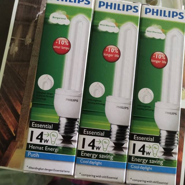 lampu philips 14 watt