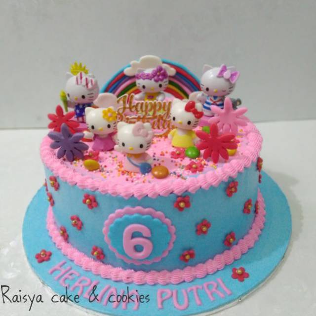 

Kue ulang tahun hello kitty