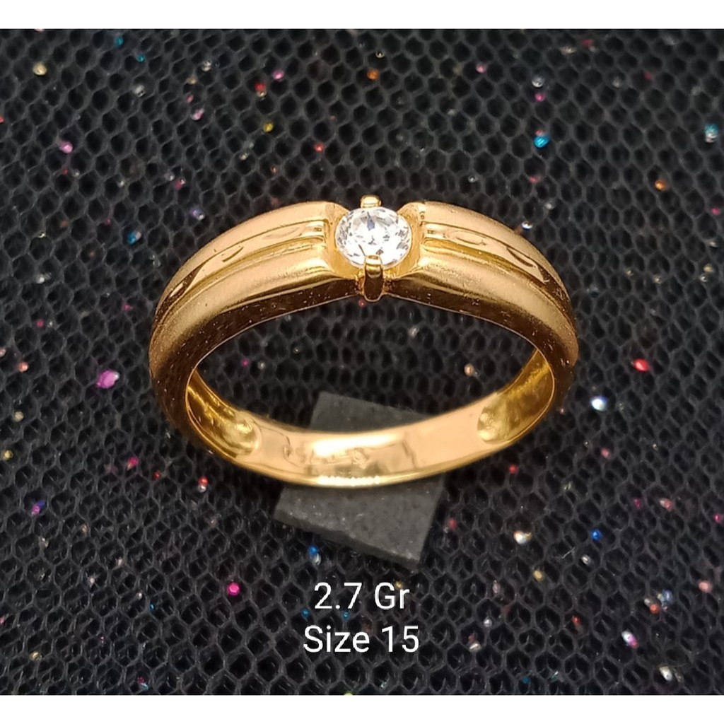 Cincin Emas 17 K - 2.7 Gr Kadar 750 - 2876