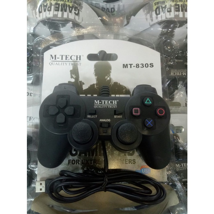 stik pc game pad usb laptop pc joystick m-tech