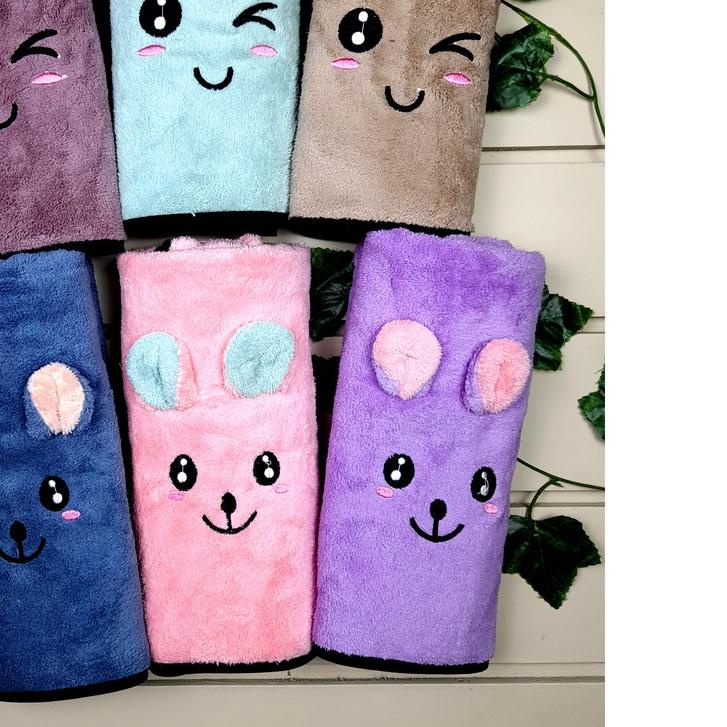 Handuk Bayi Dan Handuk Dewasa Motif Lucu Bulu Lembut Premium