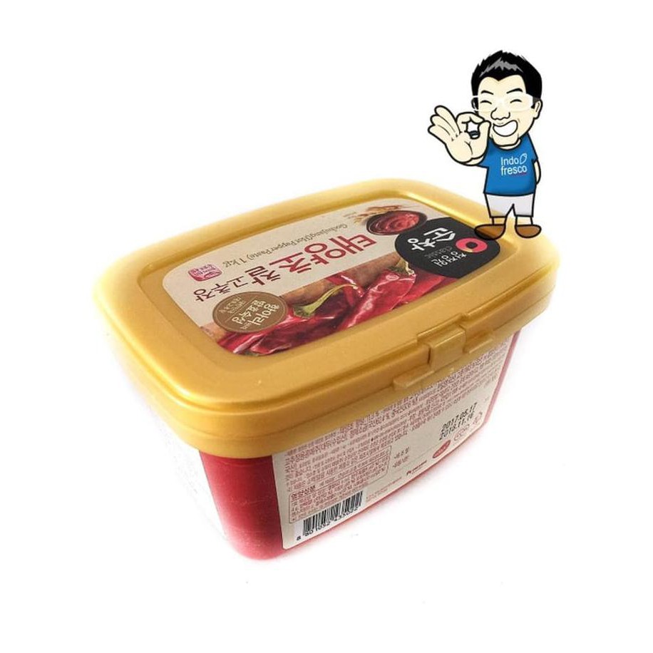 

Dijual Termurah Daesang Sunchang Gochujang- Cabe Pasta Korea- Hot Pepper Terlaris