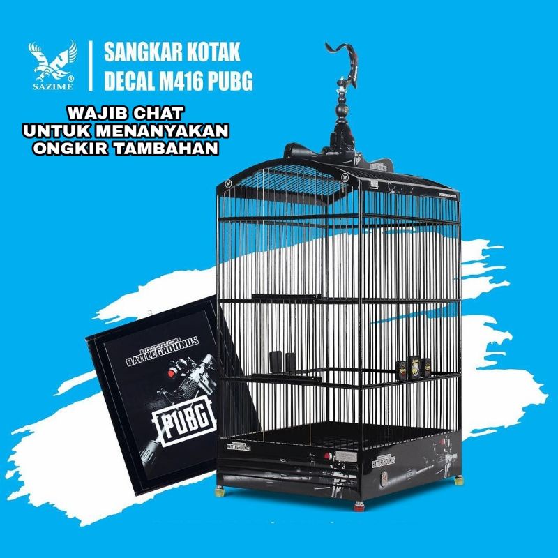 SANGKAR KOTAK SAZIME DECAL PUBG