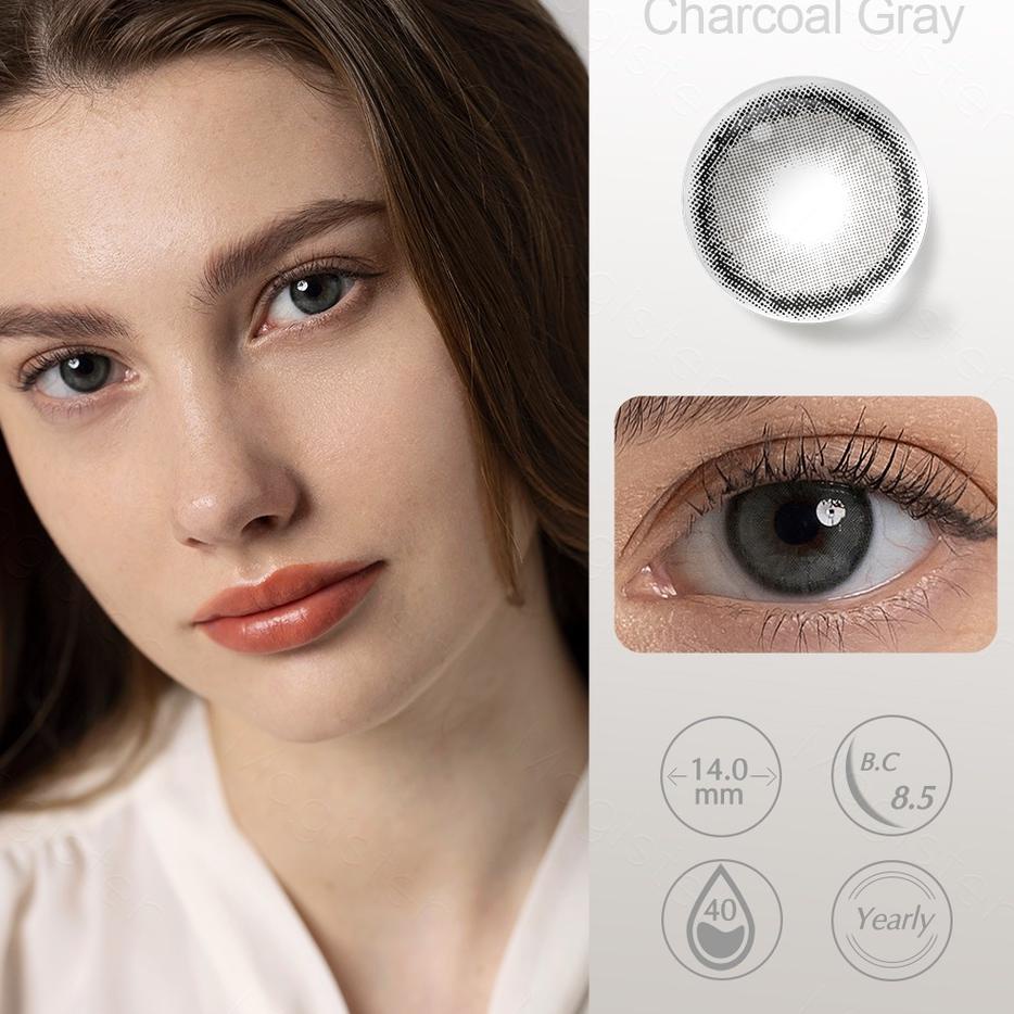 (SALE) （COD）softlens minus 0.00-minus 6.00 Lensa kontak warna Korea Bestseller diameter 14.00 MM  ka