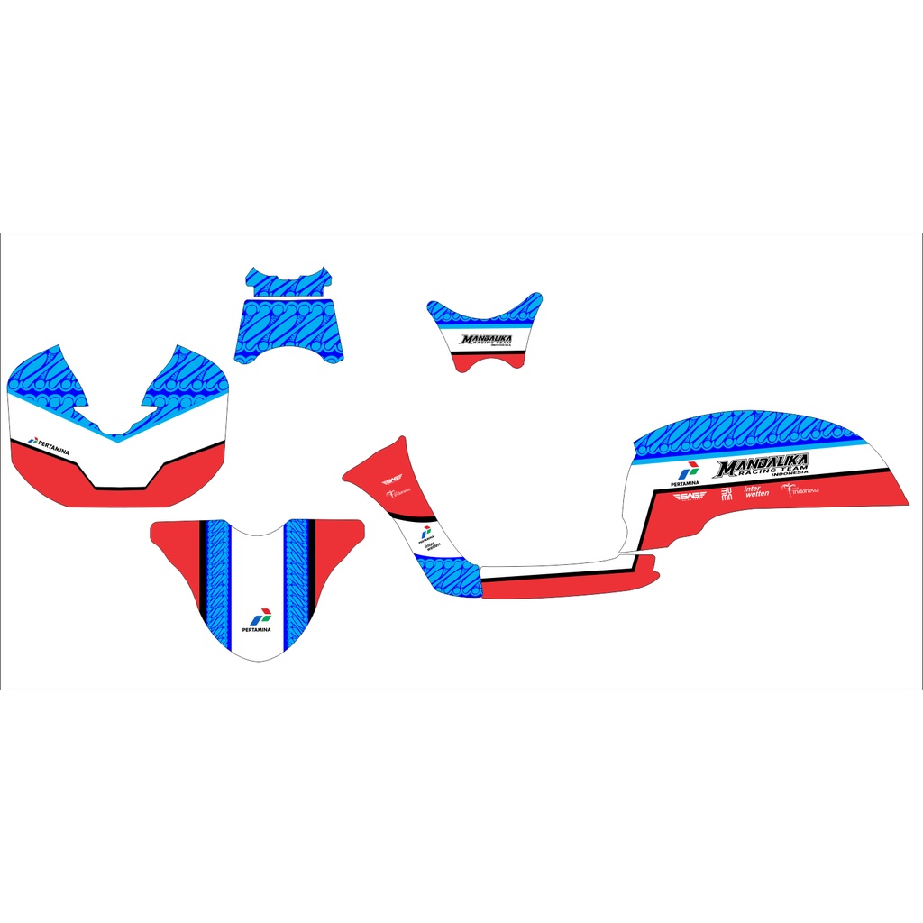 DECAL pertamina mandalika