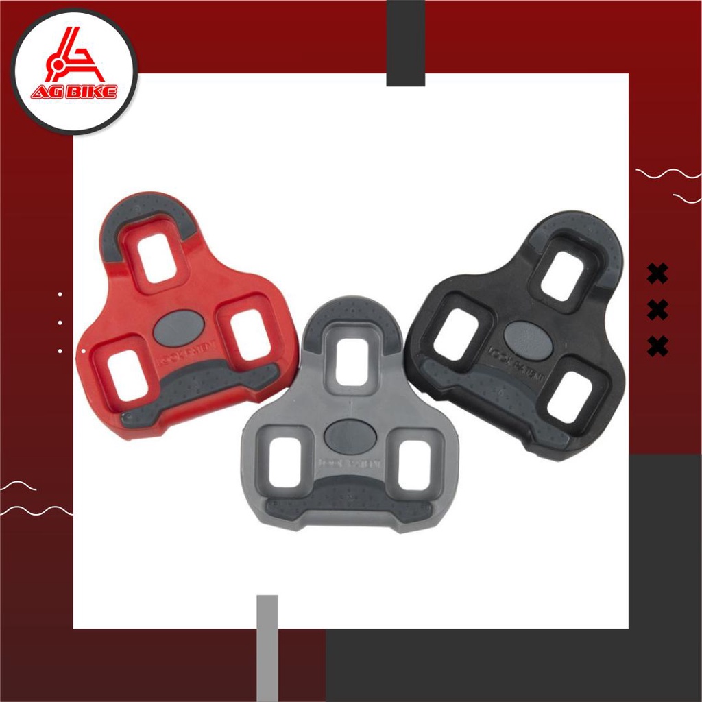 LOOK Keo Grip anti slip Cleat Pedal Cleat Warna Abu2 Merah Hitam