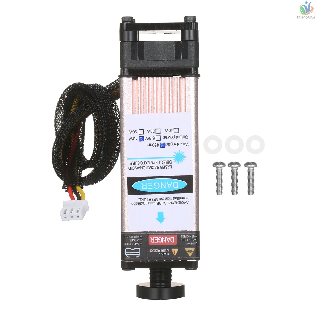 10w Laser Module Laser Head 450nm Engraving Module Replacement For Laser Engraving Machine Cnc Laser Machine Wood Marking Cutting Tool Shopee Indonesia
