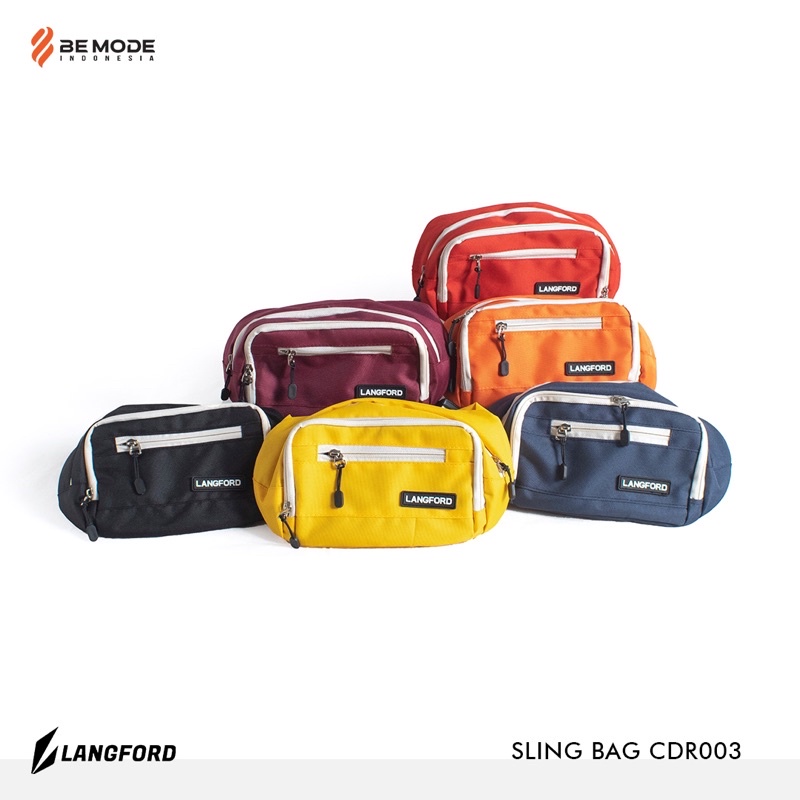 Waistbag Cordura Premium Selempang Tas Pinggang - Sullum - Langford