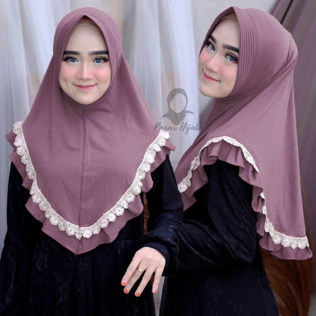 Jilbab Instan Amara HIjab Instan Jersey Premium Kerudung Bergo Pasar Hija'b