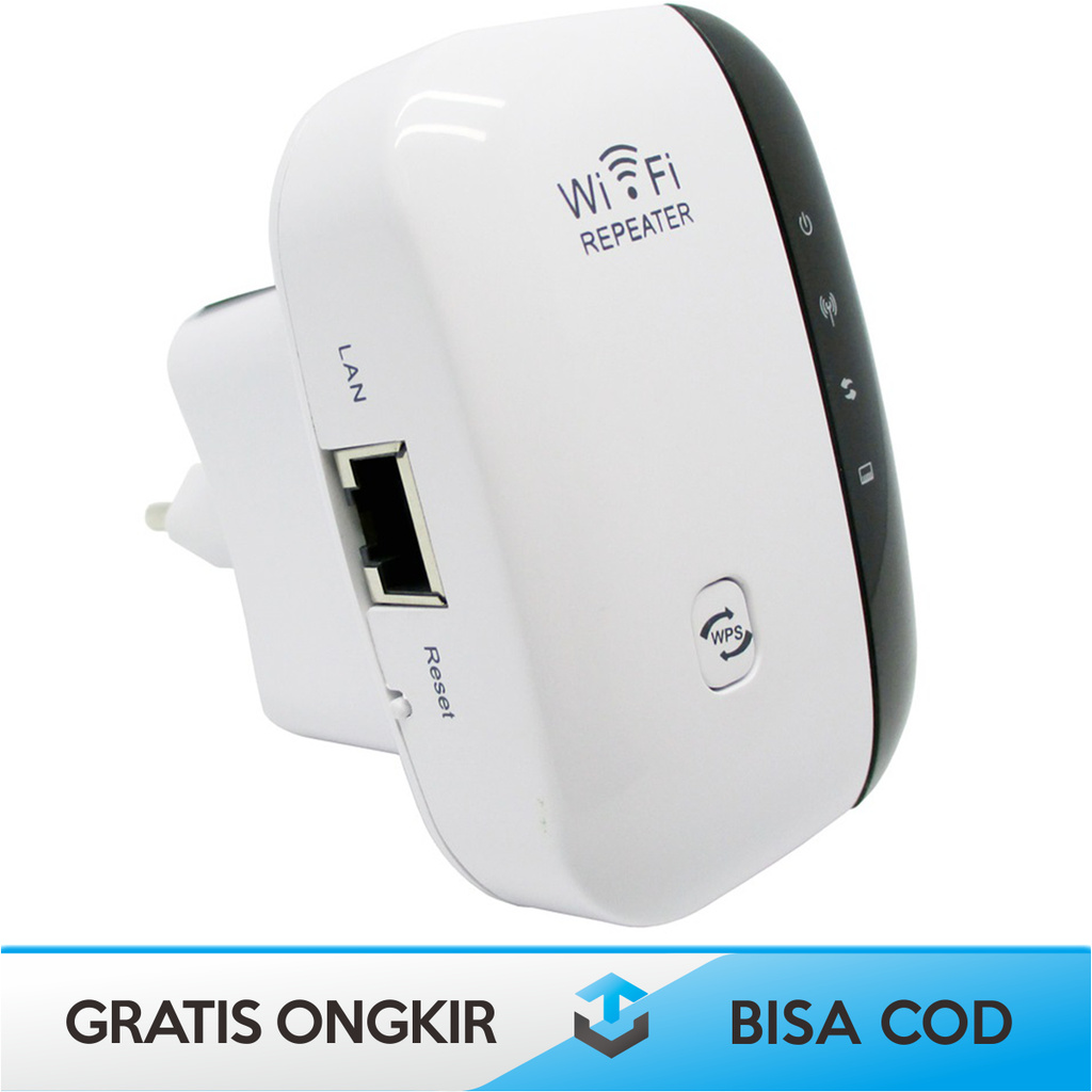 WIFI EXTENDER REPEATER PRO ORIGINAL TAFFWARE 300Mbps WL0189 - ROUTER WIFI MODEM 4G MURAH ORI