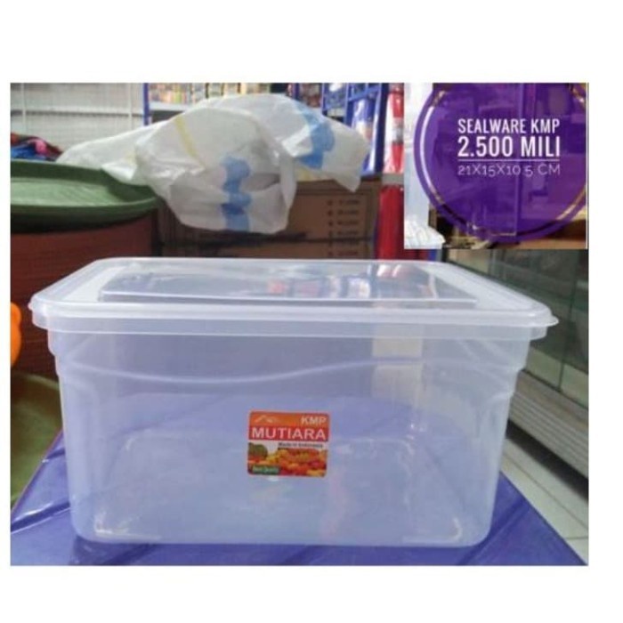 Jual Food Box 2500ml Plastik Kotak Makan 2 5l Tempat Donat