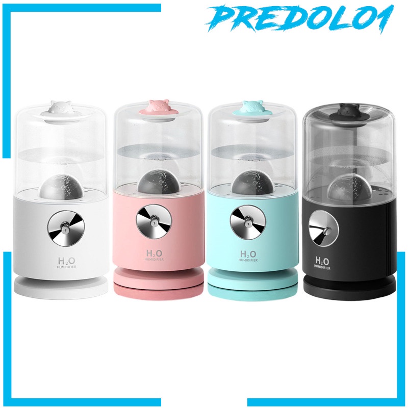 [PREDOLO1] Mist Humidifier Projector Auto Shut-Off Desktop 400ml Personal 2000mAh Battery Super Quiet Essential