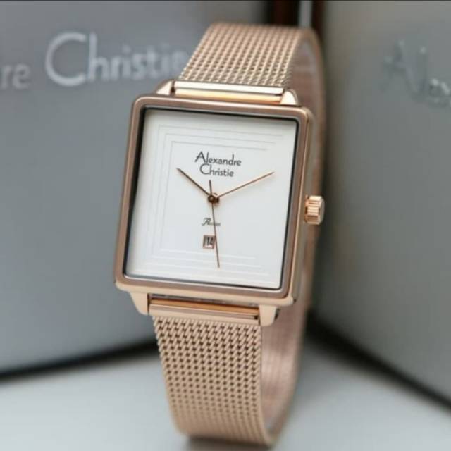 ALEXANDRE CHRISTIE AC 2851 LD ROSEGOLD AC2851 WANITA ORIGINAL
