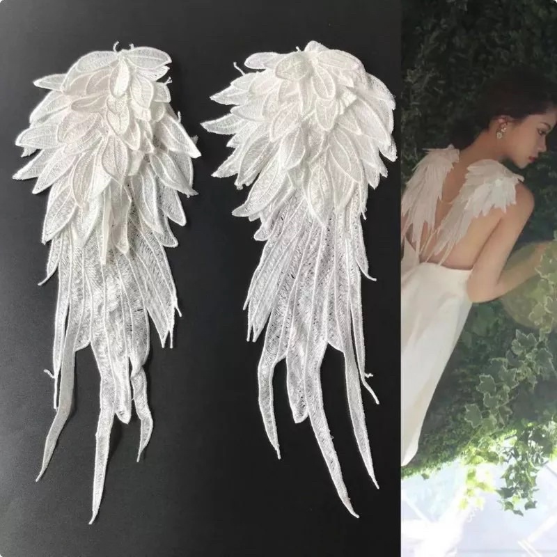 Embroidery Angel Wing Applique Sewing