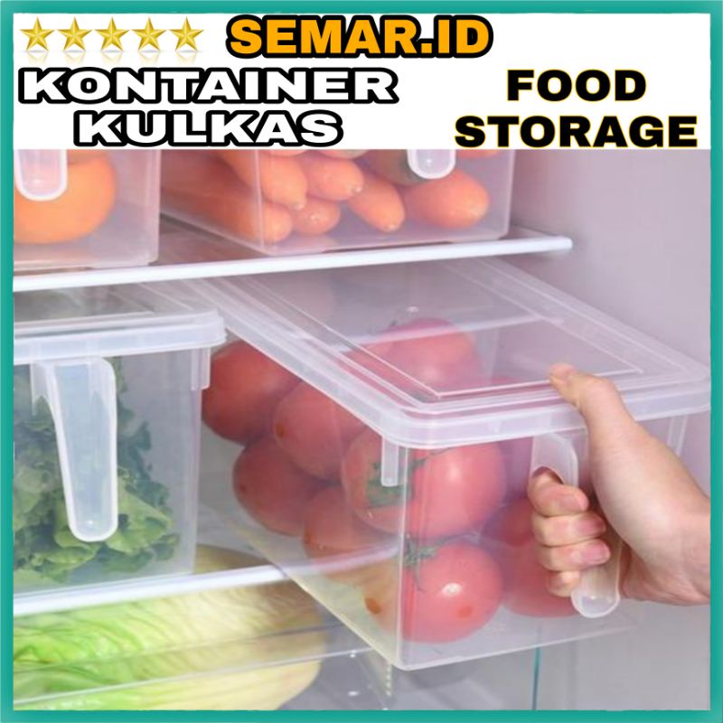 Kotak Kontainer Makanan Kulkas / Food Storage Box Kotak Penyimpanan / Refrigerator