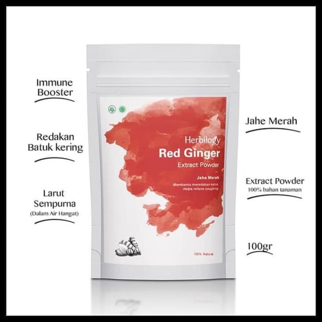 

Red Ginger - Jahe Merah Herbilogy