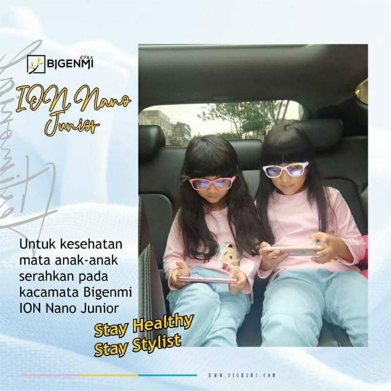 PROMO Kacamata Terapi K-Ion BIGENMI Kids Anak Original Free GIFT
