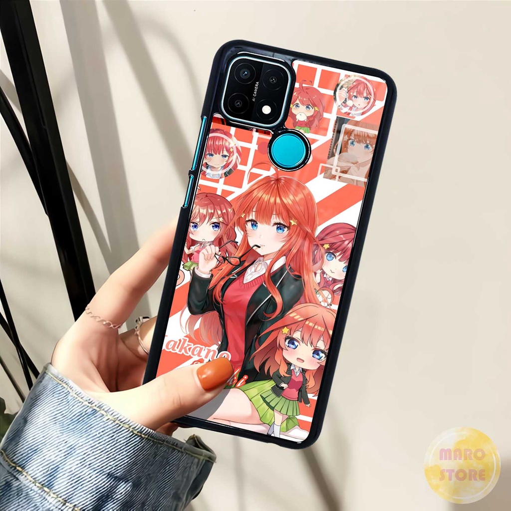[OPO03] Case Glossy Oppo |  A15 A15S | Casing Kilau Hp Motif Anime Girl Nakano
