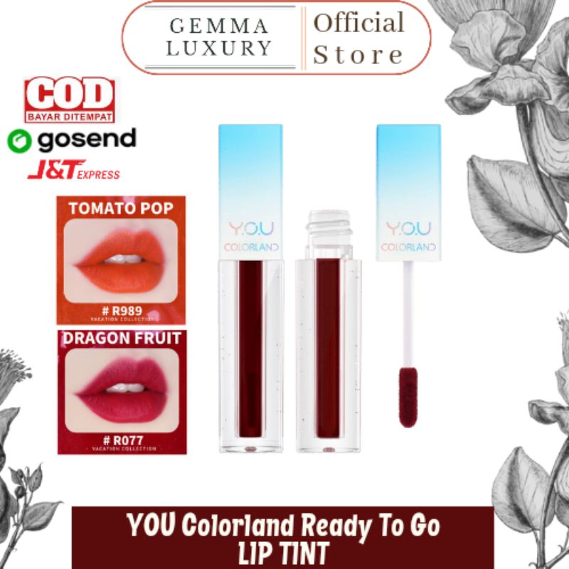 (GOSEND/COD) YOU Colorland READY TO GO LIP TINT