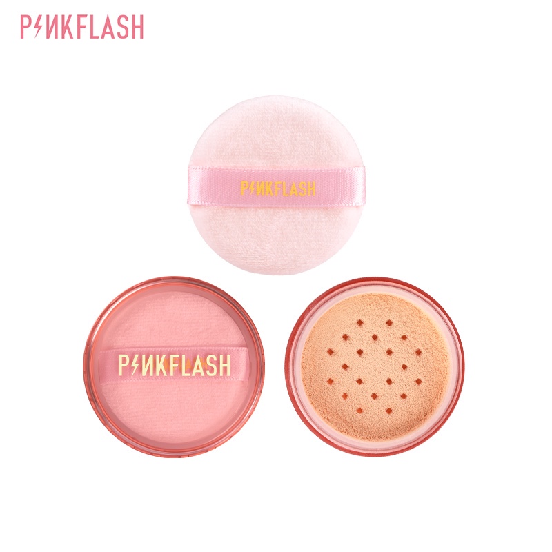 NEW PINKFLASH OhMySelf Oil Controller Matte Loose Setting Powder - Bedak Tabur 3 varian colors by PINKFLASH