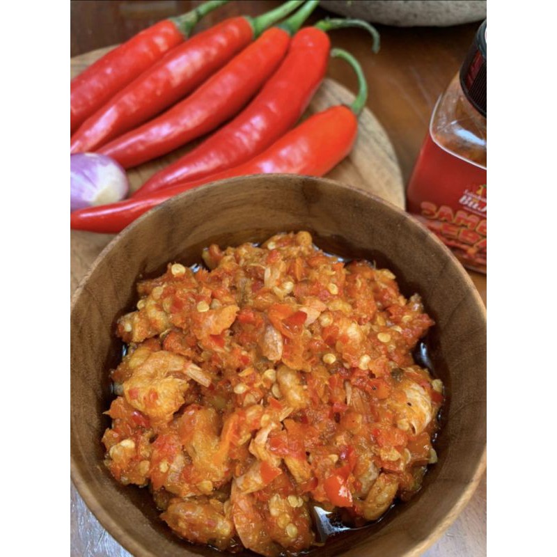 

Sambal Ebi BuJul Pedas Halal Fresh dan tanpa Pengawet
