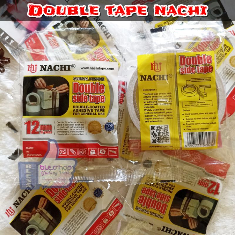 BLESSHOP Double Tape Nachi Solasi Bolak Balik