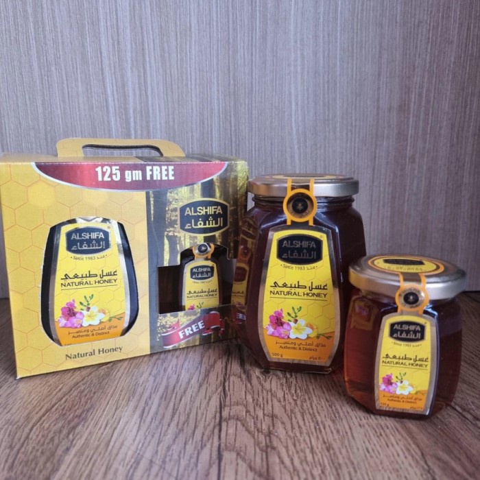 

Madu Arab Alshifa 500gr free 125gr original Expired 2024