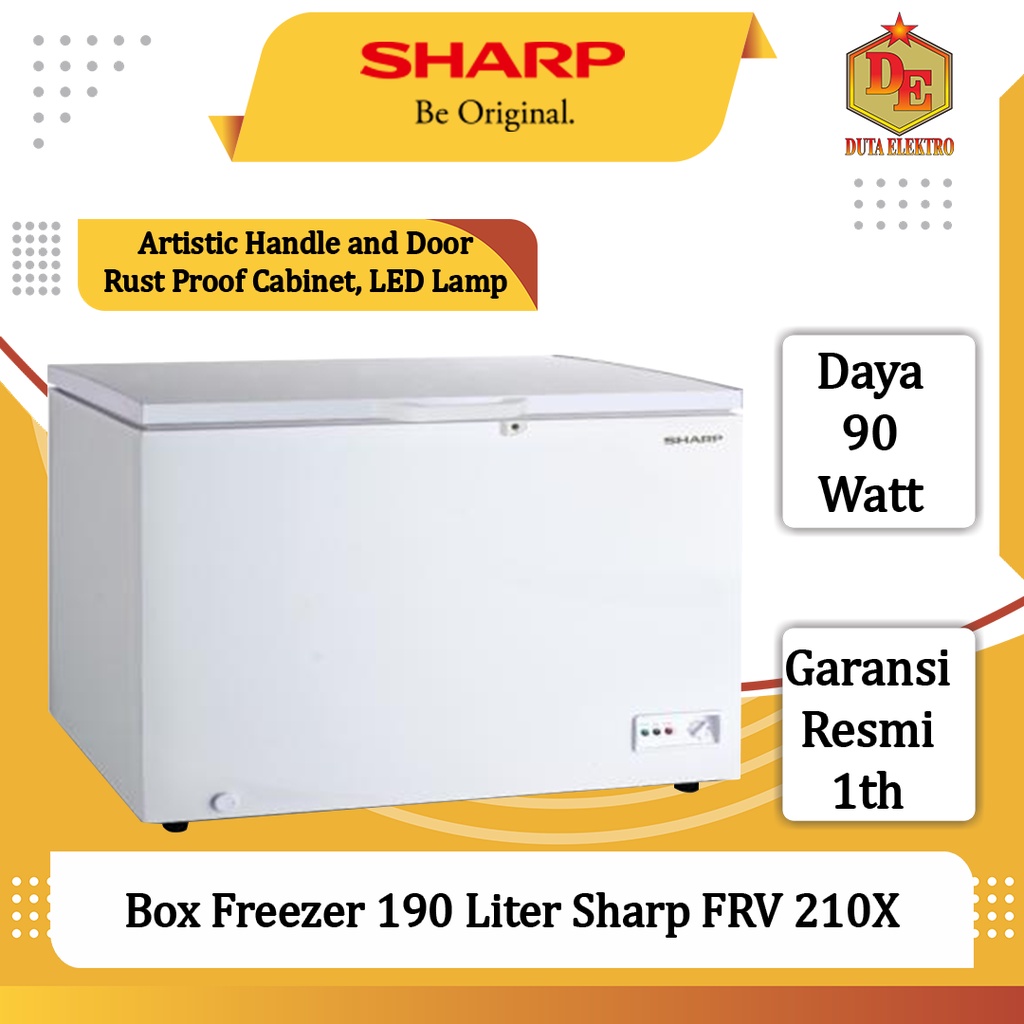 Box Freezer Sharp FRV 210 X Chest Freezer 190 Liter
