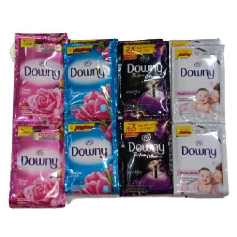 Downy Jumbo Pelembut Renceng (Isi 6pc@22ml/20ml)Renteng Floral/Sunrise/Mystique/Mild&Gentle